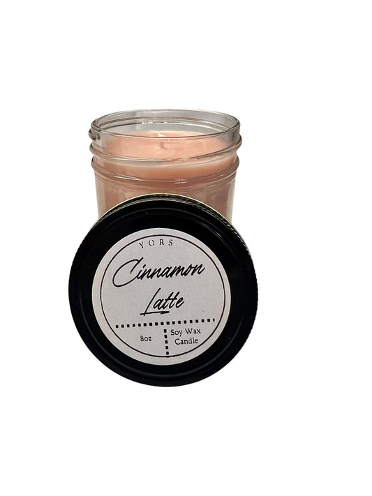 Cinnamon Latte - 8oz Soy Wax Candle